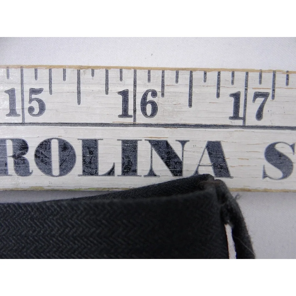 Easy Portfolio‎ Classic Fit Men's Charcoal Gray Dress Pants 33x30 Wool Blend